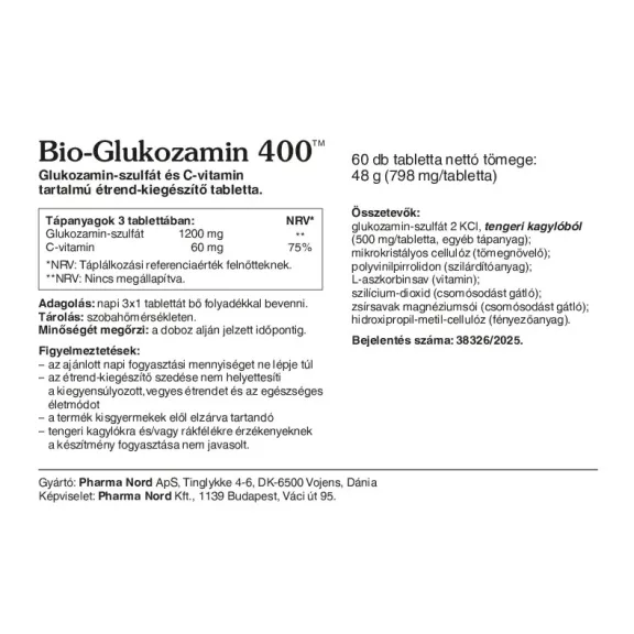 Pharma Nord Glukozamin 400 - 60 db