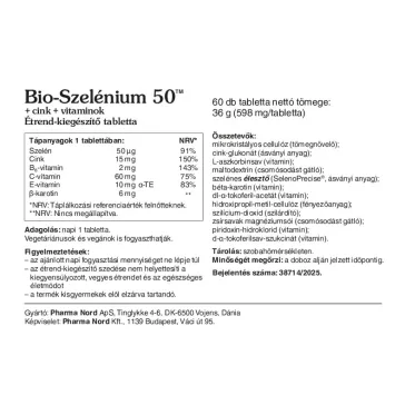 Pharma Nord Bio Szelénium +cink+vitaminok - 60 db