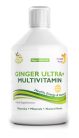 Swedish Nutra GINGER ULTRA+ folyékony multivitamin vassal - 500 ml