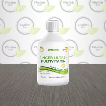   Swedish Nutra GINGER ULTRA+ folyékony multivitamin vassal - 500 ml