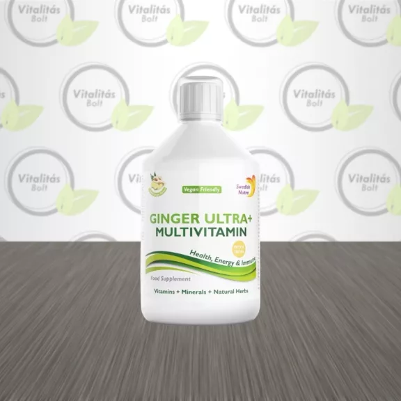 Swedish Nutra GINGER ULTRA+ folyékony multivitamin vassal - 500 ml Swedish Nutra GINGER ULTRA+ folyékony multivitamin vassal - 500 ml