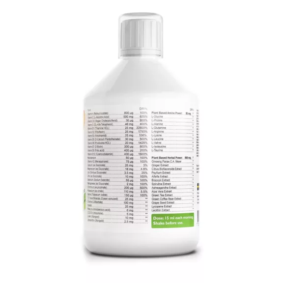 Swedish Nutra GINGER ULTRA+ folyékony multivitamin vassal - 500 ml