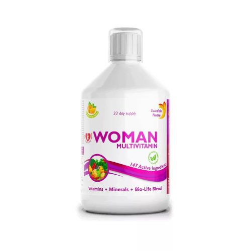 Swedish Nutra Women Folyékony Multivitamin Nőknek - 500ml
