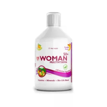   Swedish Nutra Women 50+ Folyékony Multivitamin 50 Feletti Nőknek - 500ml