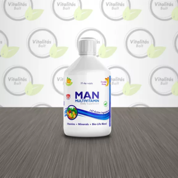 Swedish Nutra Man Folyékony Multivitamin Férfiaknak - 500ml
