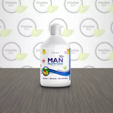   Swedish Nutra Man 50+ Folyékony Multivitamin 50 Feletti Férfiaknak - 500ml