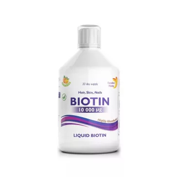   Swedish Nutra Biotin C-vitaminnal, folyékony vitamin - 500ml