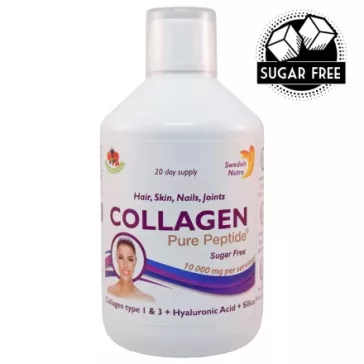   Swedish Nutra Cukormentes Hidrolizált Szarvasmarha Kollagén 10000 - 500 ml
