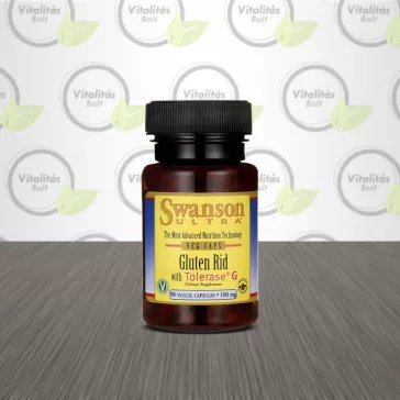   Swanson Gluten Rid (Tolerase G, glutén-bontó enzim) - 90 db