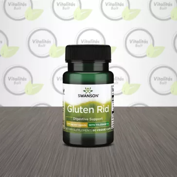   Swanson Gluten Rid (Tolerase G, glutén-bontó enzim) - 90 db