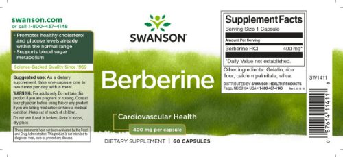 Swanson Berberine - 60 db