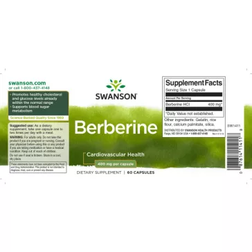 Swanson Berberine - 60 db