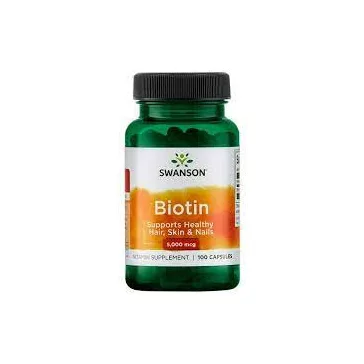 Swanson Biotin 5000mcg kapszula - 100 db