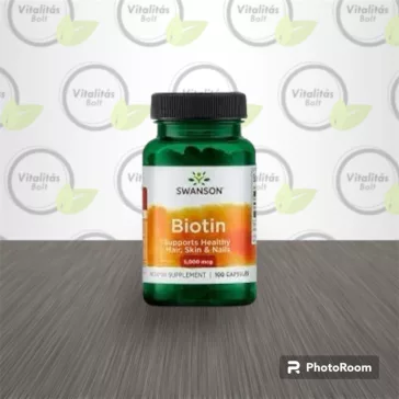 Swanson Biotin 5000mcg kapszula - 100 db