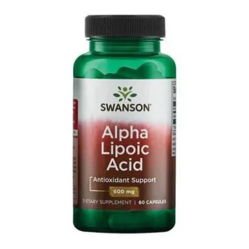 Swanson Alfa-liponsav 600mg kapszula – 60db