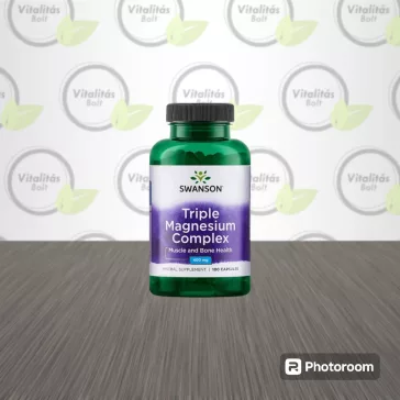 Swanson Tripla Magnézium 400 mg - 100 db