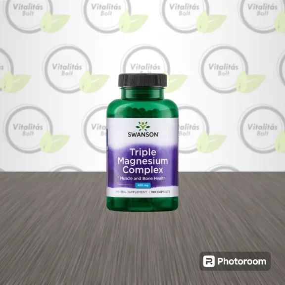 Swanson Tripla Magnézium 400 mg - 100 db
