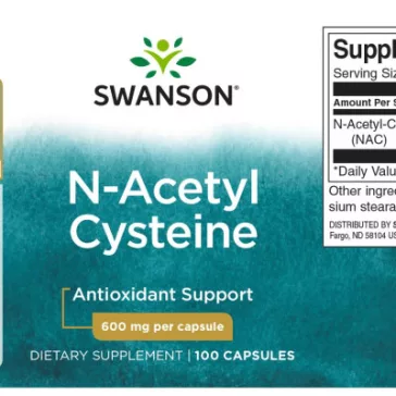 Swanson (NAC)  N-Acetil L-Cisztein - 100 db
