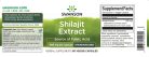 Swanson Shilajit kivonat 400 mg - 60 db