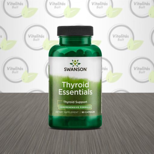 Swanson Thyroid Essentials - Pajzsmirigy komplex - 90 db