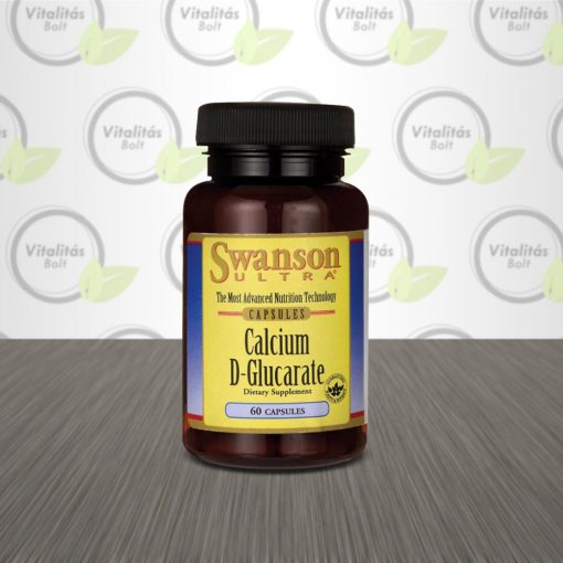 Swanson Calcium-D-Glucarate 250 mg természetes ösztrogén receptor blokkoló - 60 db