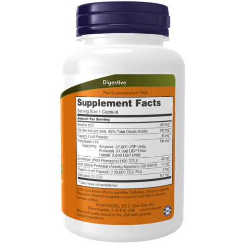 NOW Super Enzymes kapszula - 180 db NOW Super Enzymes kapszula - 180 db