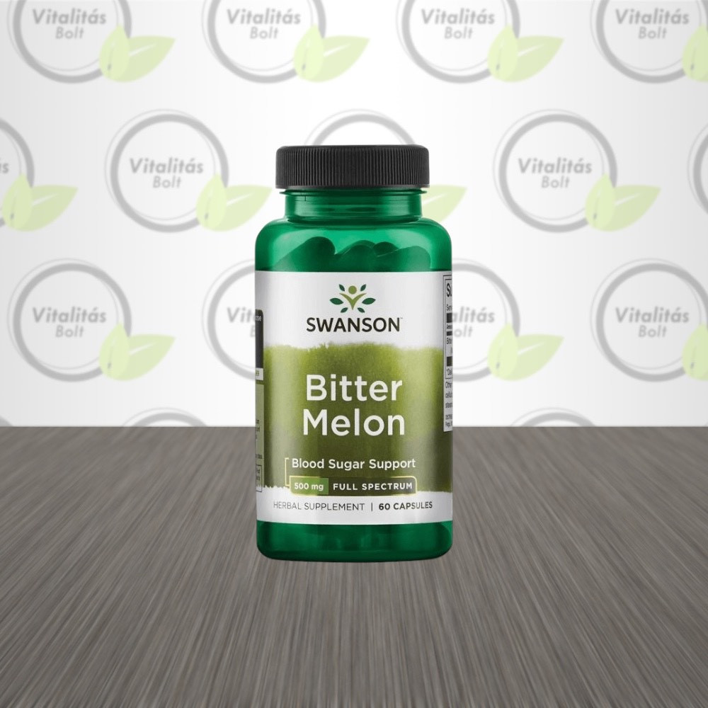 Swanson Keserű dinnye (Bitter melon) 500 mg – 60db