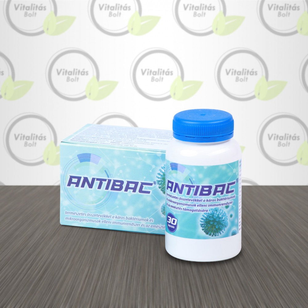 AntiBac 30 db epesav és gyógynövény kapszula