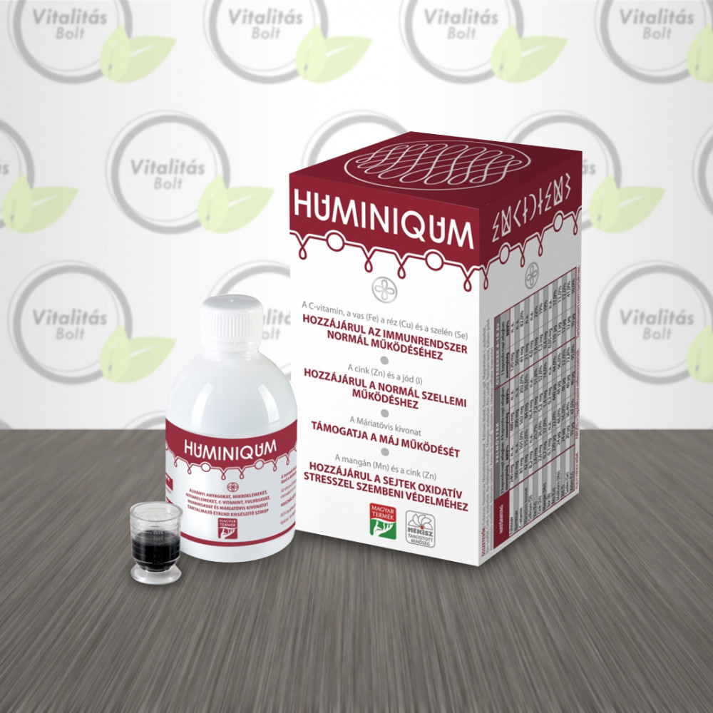 Huminiqum étrend-kiegészítő szirup - 250 ml