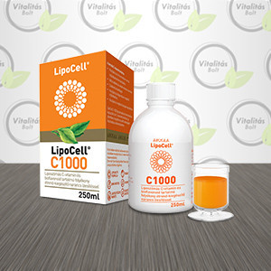 Hymato LipoCell C1000 liposzómás C-vitamin narancs ízben - 250 ml